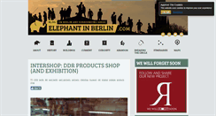 Desktop Screenshot of elephantinberlin.com